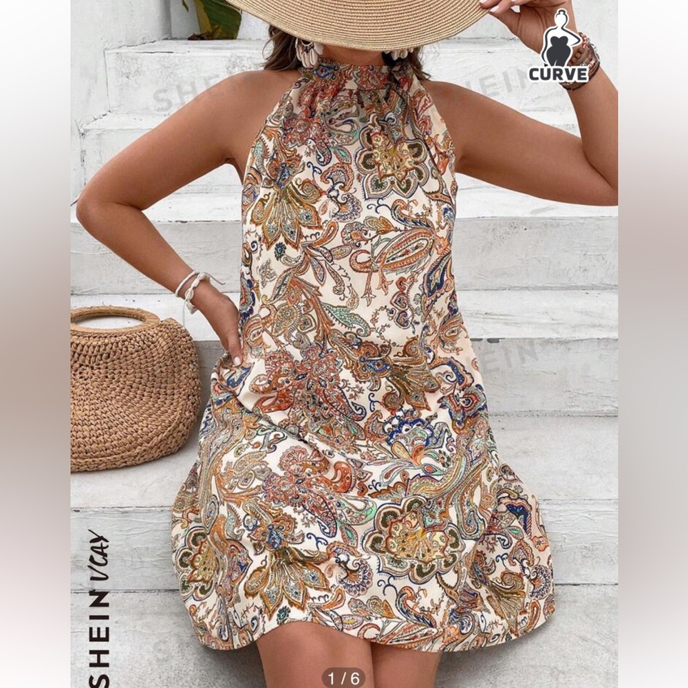 SHEIN Halter Dress